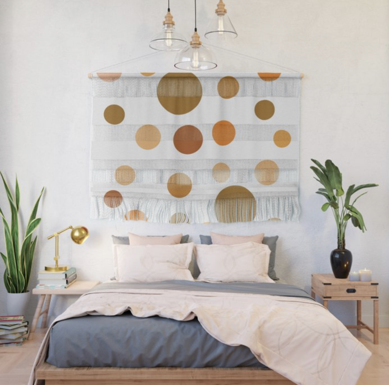 Orange Pop Wall Hanger designed by Visual Artist Keara Douglas of Delux Designs (DE), LLC 