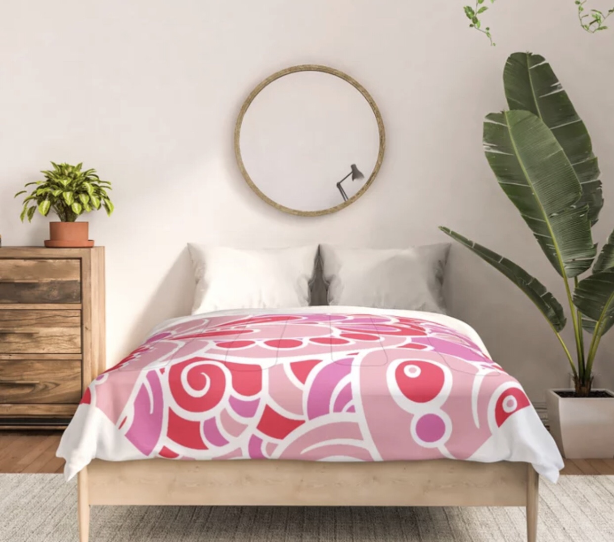 Heart Love Comforter designed by Keara Douglas of Delux Designs (DE), LLC