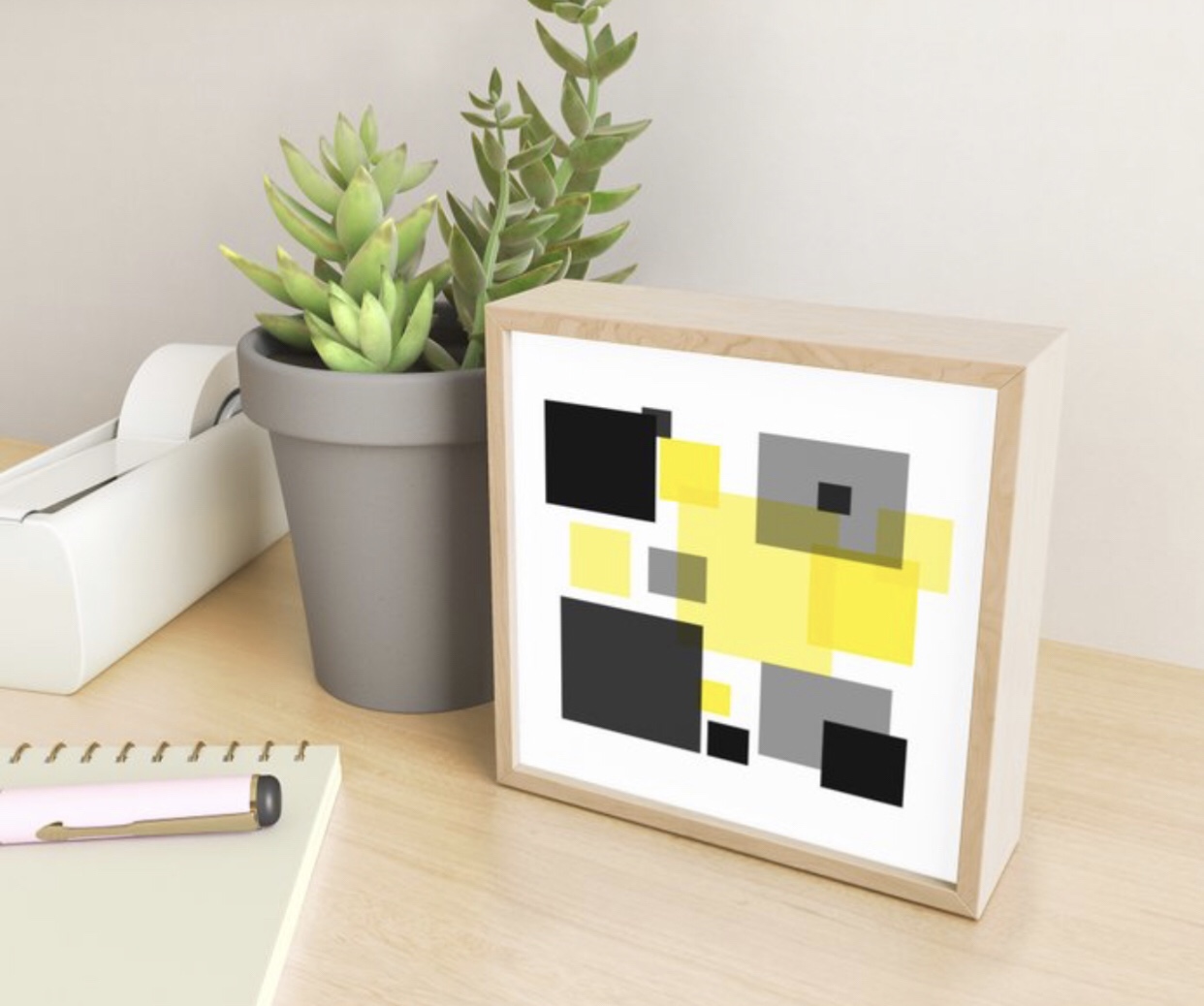 New Year 20 Mini Framed Art Print designed by Visual Artist Keara Douglas of Delux Designs (DE), LLC. 