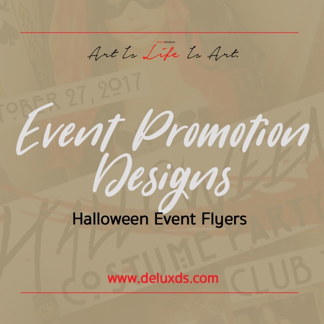 Event Promotion Designs - Halloween