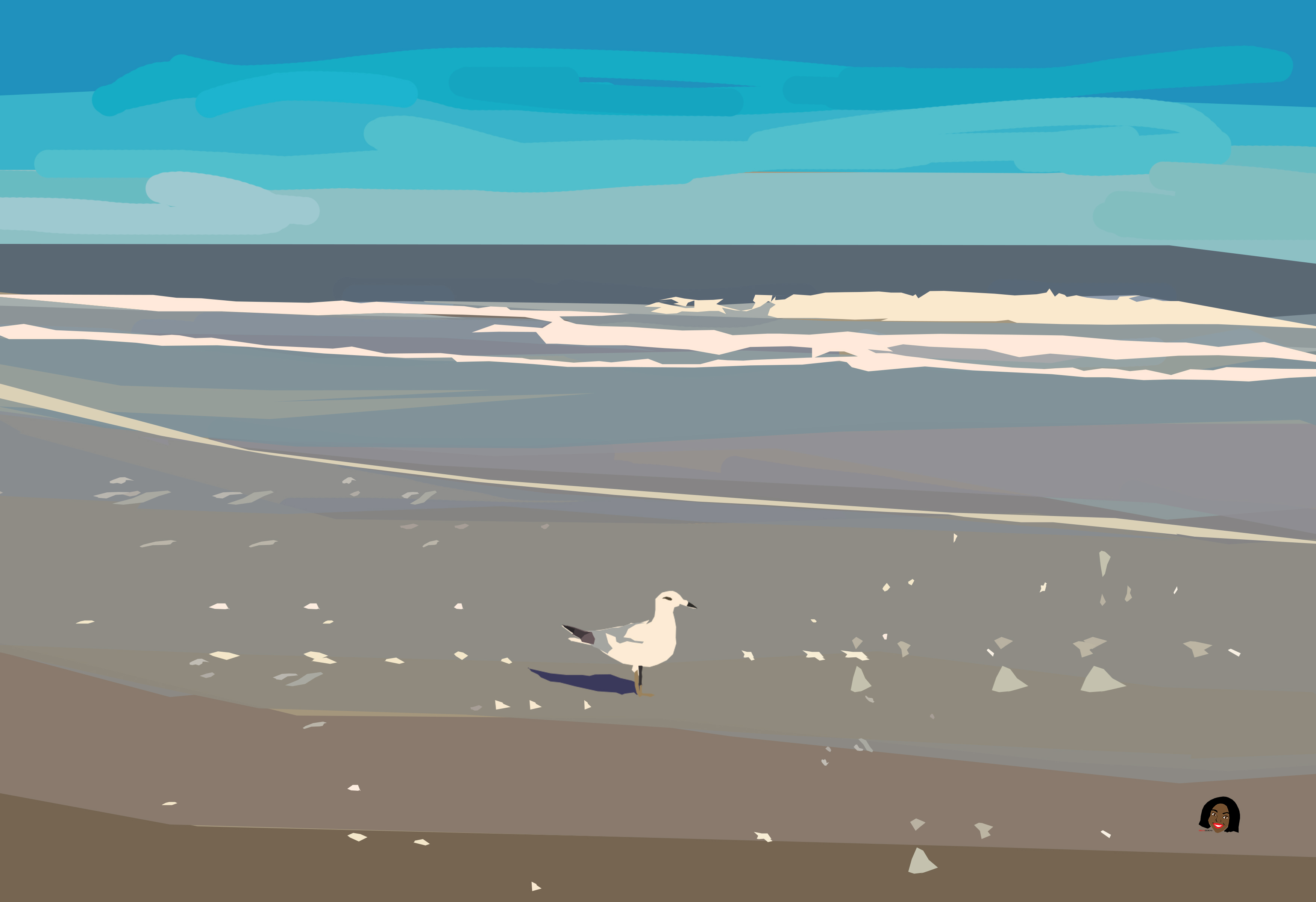 God's Art designed by Visual Artist Keara Douglas of Delux Designs (DE), LLC