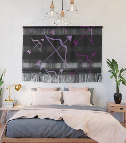 Sag Love Wall Hanging designed by Visual Artist Keara Douglas of Delux Designs (DE), LLC