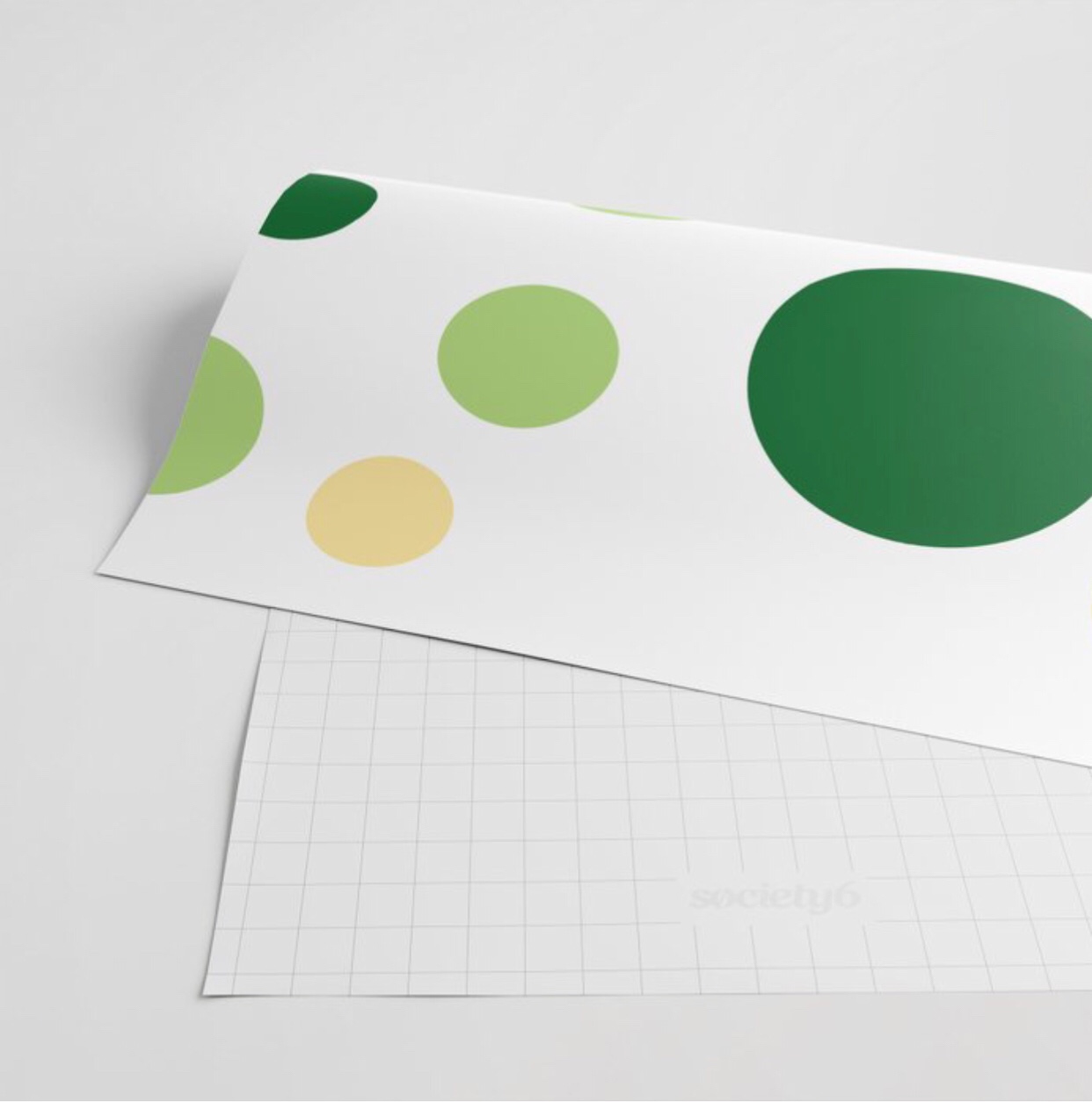Green Pop Wrapping Paper designed by Visual Artist Keara Douglas of Delux Designs (DE), LLC.