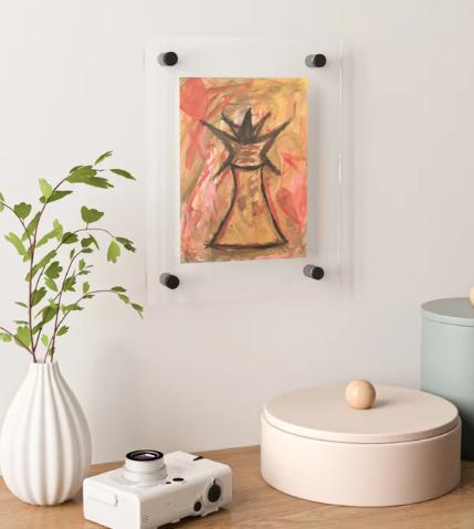 Anti Floating Acrylic Print printed by Visual Artist Keara Douglas of Delux Designs (DE), LLC.